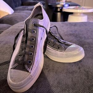 Converse Black and Blue Sneakers